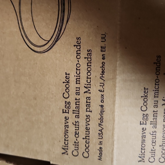 Pampered Chef microwave egg cooker stoneware New in Box - Picture 2 of 4